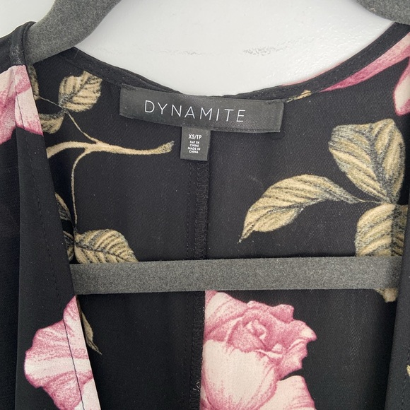 Maxi floral wrap dress - Dynamite - Picture 3 of 5